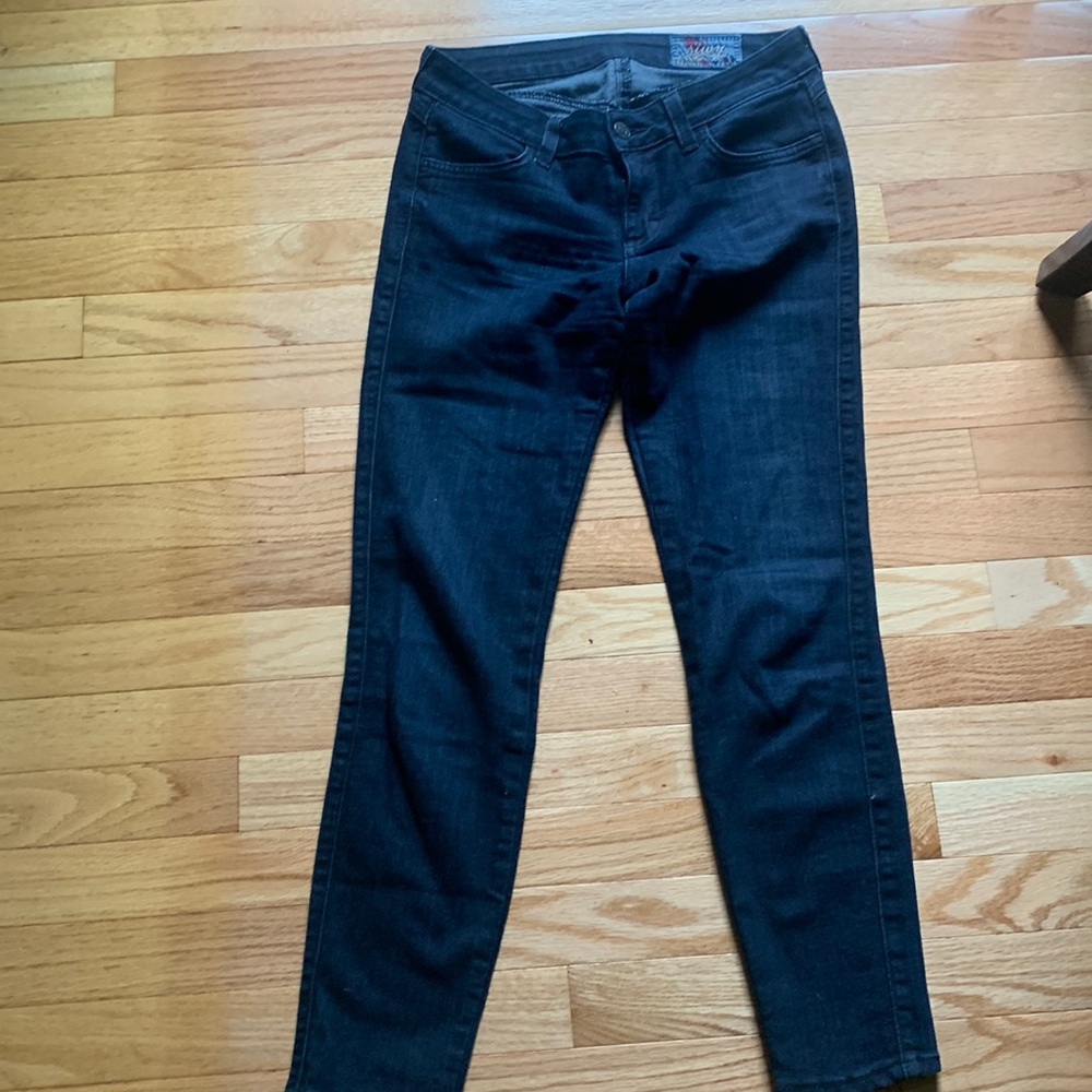 Siwy dark stretch skinny jeans, like new